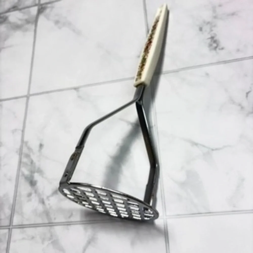 EKCO Spice Of Life Potato Masher Vintage Floral Kitchen Utensil USA Handle